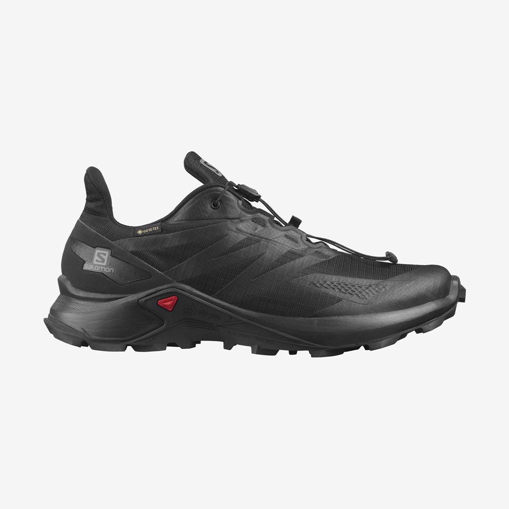 Zapatillas Trail Running Salomon Hombre Negras - Salomon Argentina SUPERCROSS BLAST GTX,724589-SGT